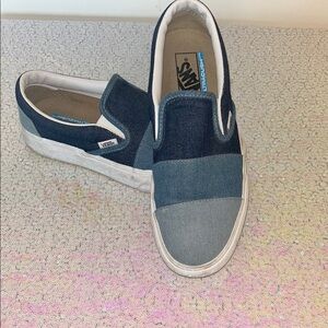 Vans Blue and Gray Women's Sneakers